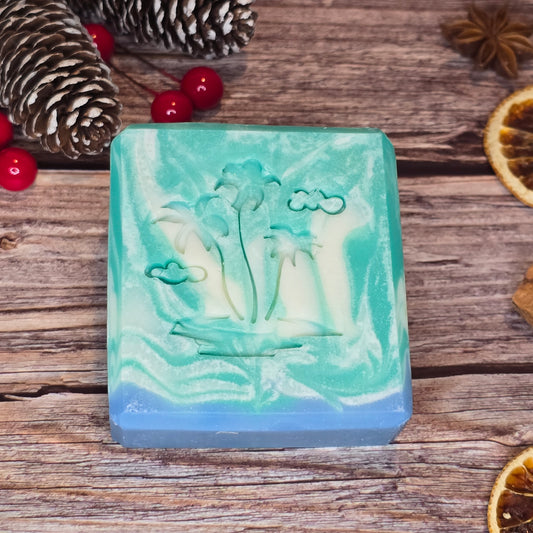Pre Order Handcrafted soap with the refreshing scent of Radical Sauvage. A fresh, airy blend inspired by ocean winds, leaving skin cleansed, soft, and revitalized.