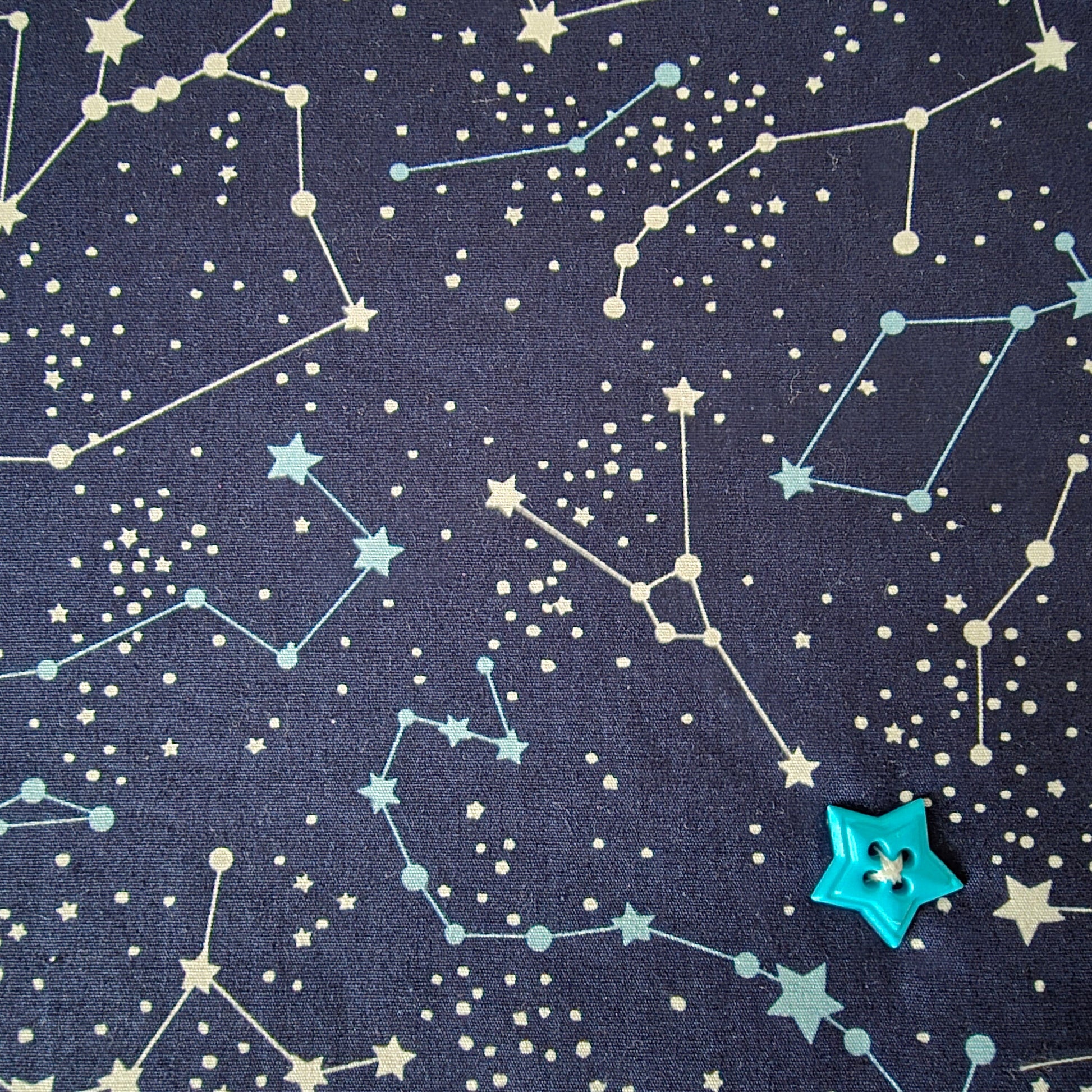 For men - Stylish Astrology pattern fabric makeup bag, toiletries bag, cosmetic bag, make up bag - made in the UK, handcrafted cosmetic bag