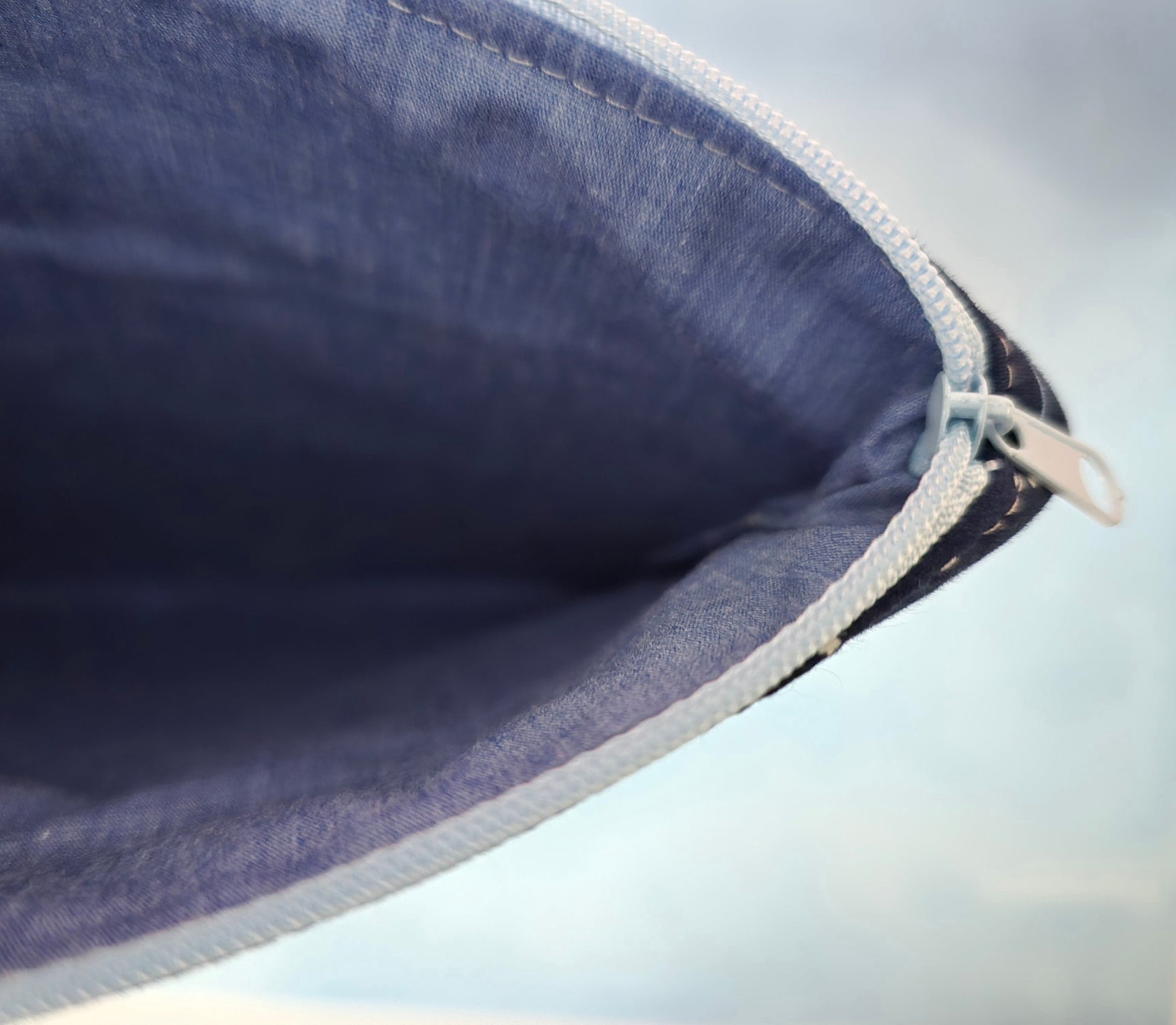 For men - Stylish Astrology pattern fabric makeup bag, toiletries bag, cosmetic bag, make up bag - made in the UK, handcrafted cosmetic bag