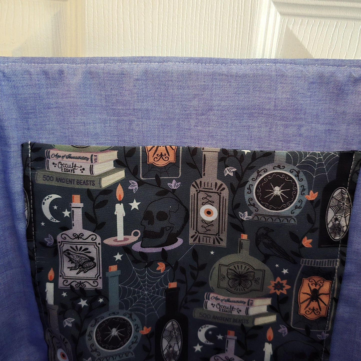 Halloween Pattern Tote Bag: Long Handled Cotton Shoulder Bag