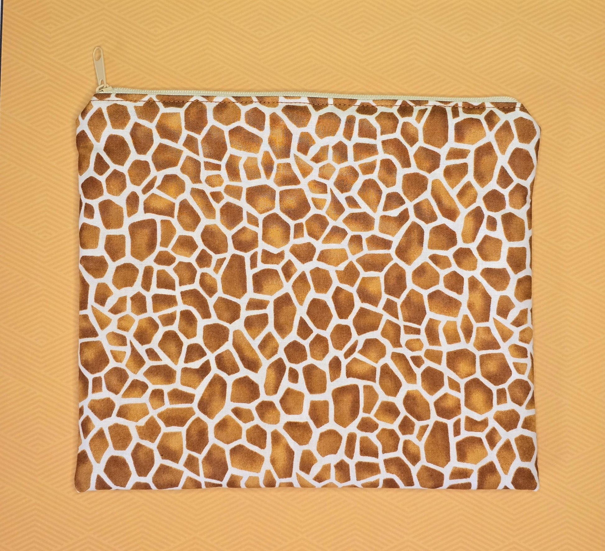 Animal Print Makeup Bag: Africa Collection, Handcrafted Cosmetic Bag