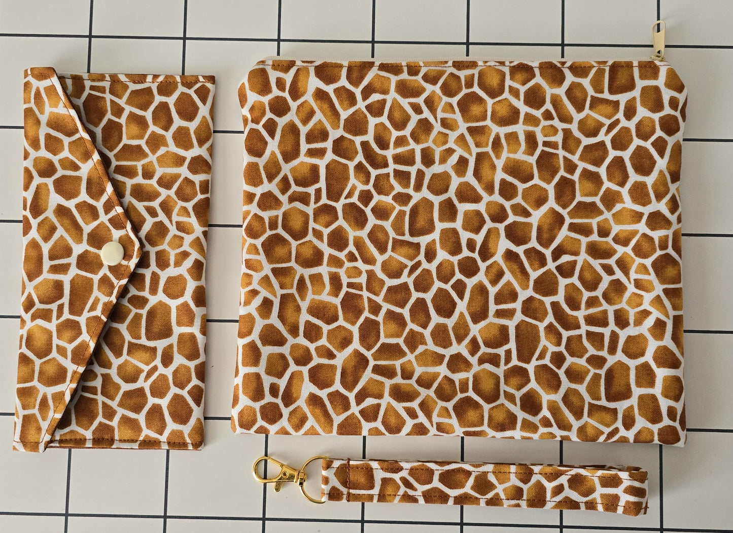 Animal Print Makeup Bag: Africa Collection, Handcrafted Cosmetic Bag