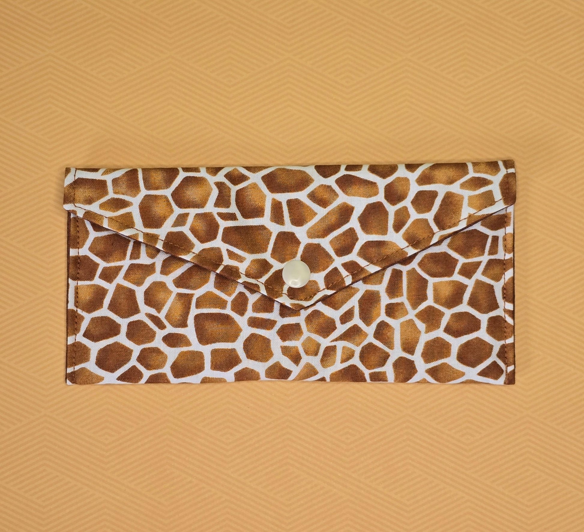 Animal Print Padded Glasses Case: Africa Collection Fabric