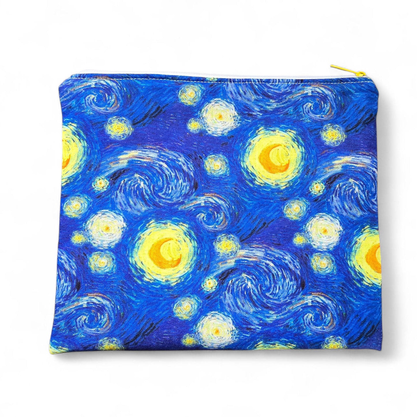 Vincent van Gogh The Starry Night Fabric Cosmetic Bag, Handcrafted Makeup Bag