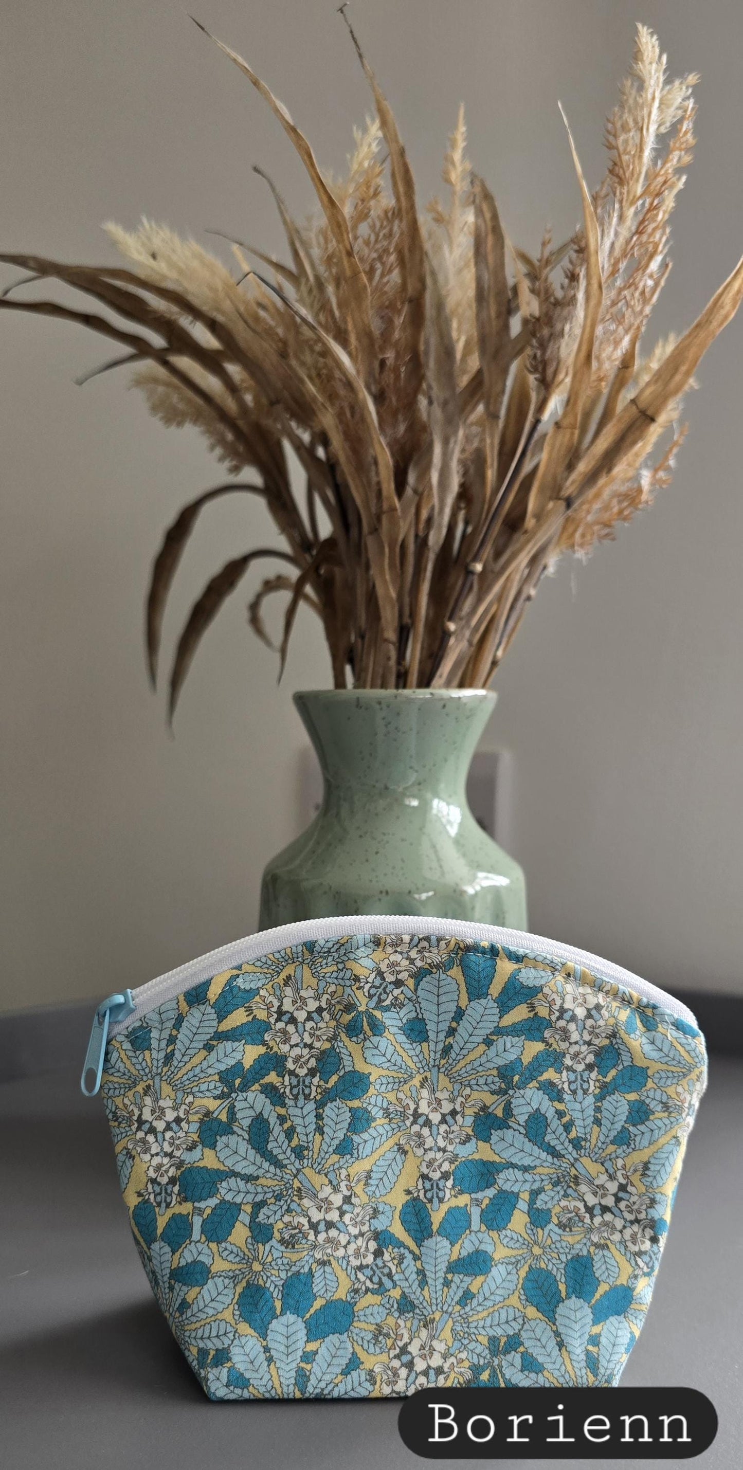 Mini Handcrafted Fabric Cosmetic Bag - UK Made