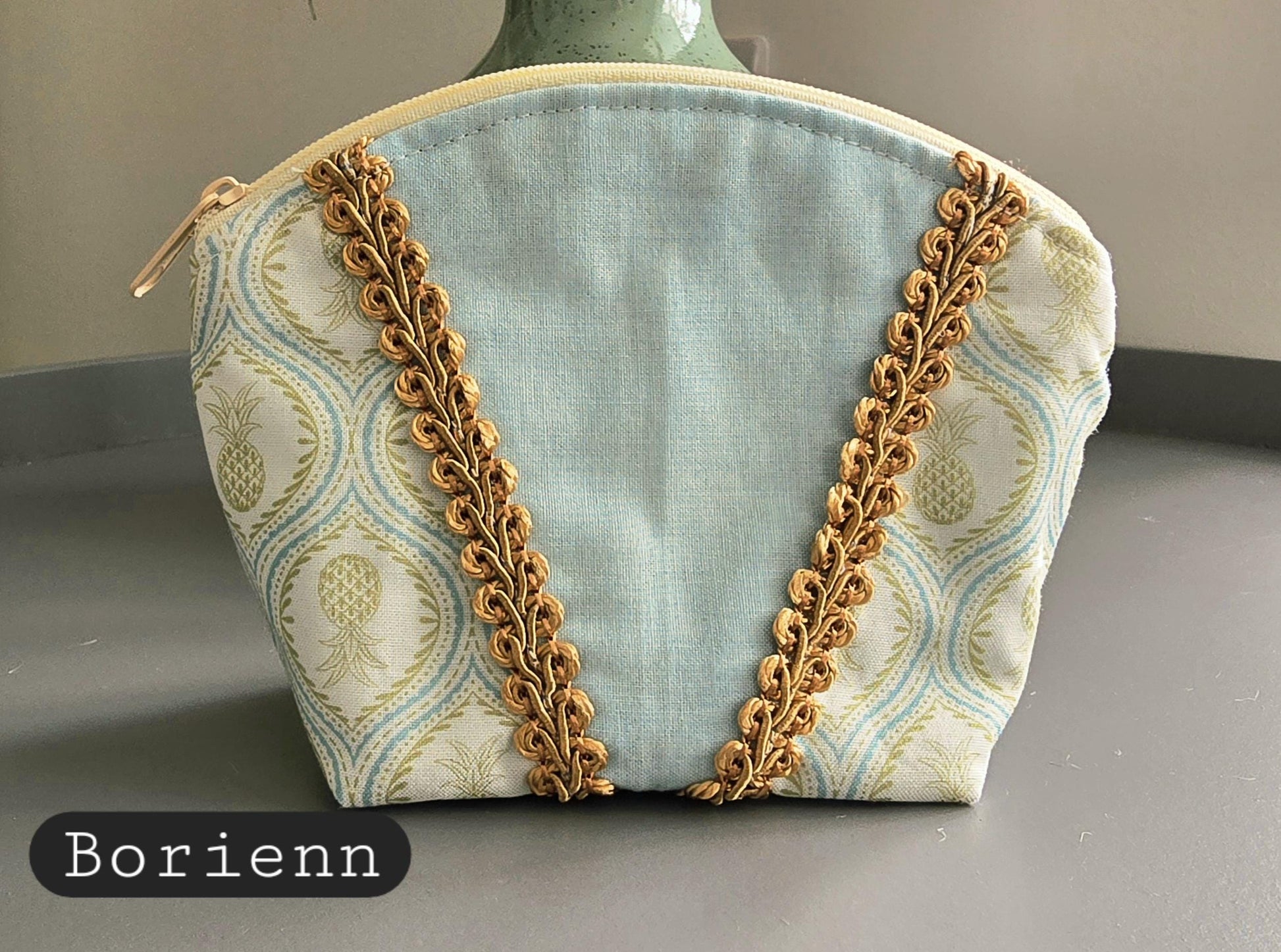 Mini Handcrafted Fabric Cosmetic Bag - UK Made